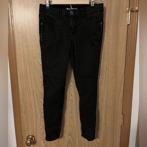 Democracy Houndstooth Plaid Ab technology Pants Misses size 8p